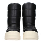 Black Leather Ankle Boots Rick Owens