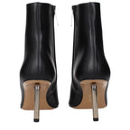 Black Leather Ankle Boots Off-White