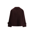 Bordeaux Fleece Wool Coat Chloé