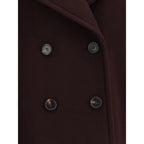 Bordeaux Fleece Wool Coat Chloé