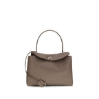 Gray Calf Leather Bos Taurus Shoulder Bag Balenciaga