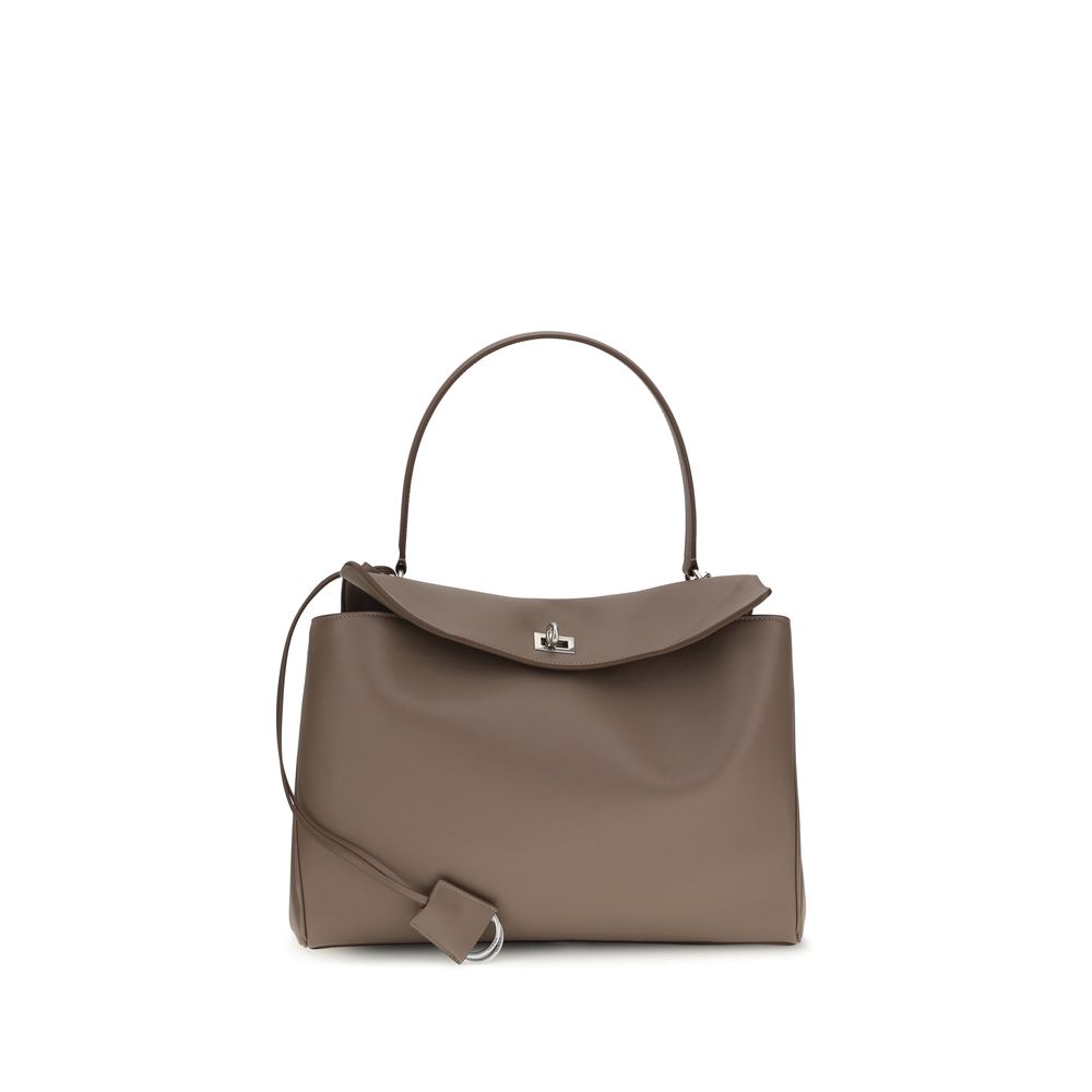 Gray Calf Leather Bos Taurus Shoulder Bag Balenciaga