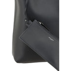 Black Calf Leather Bos Taurus Shoulder Bag Saint Laurent