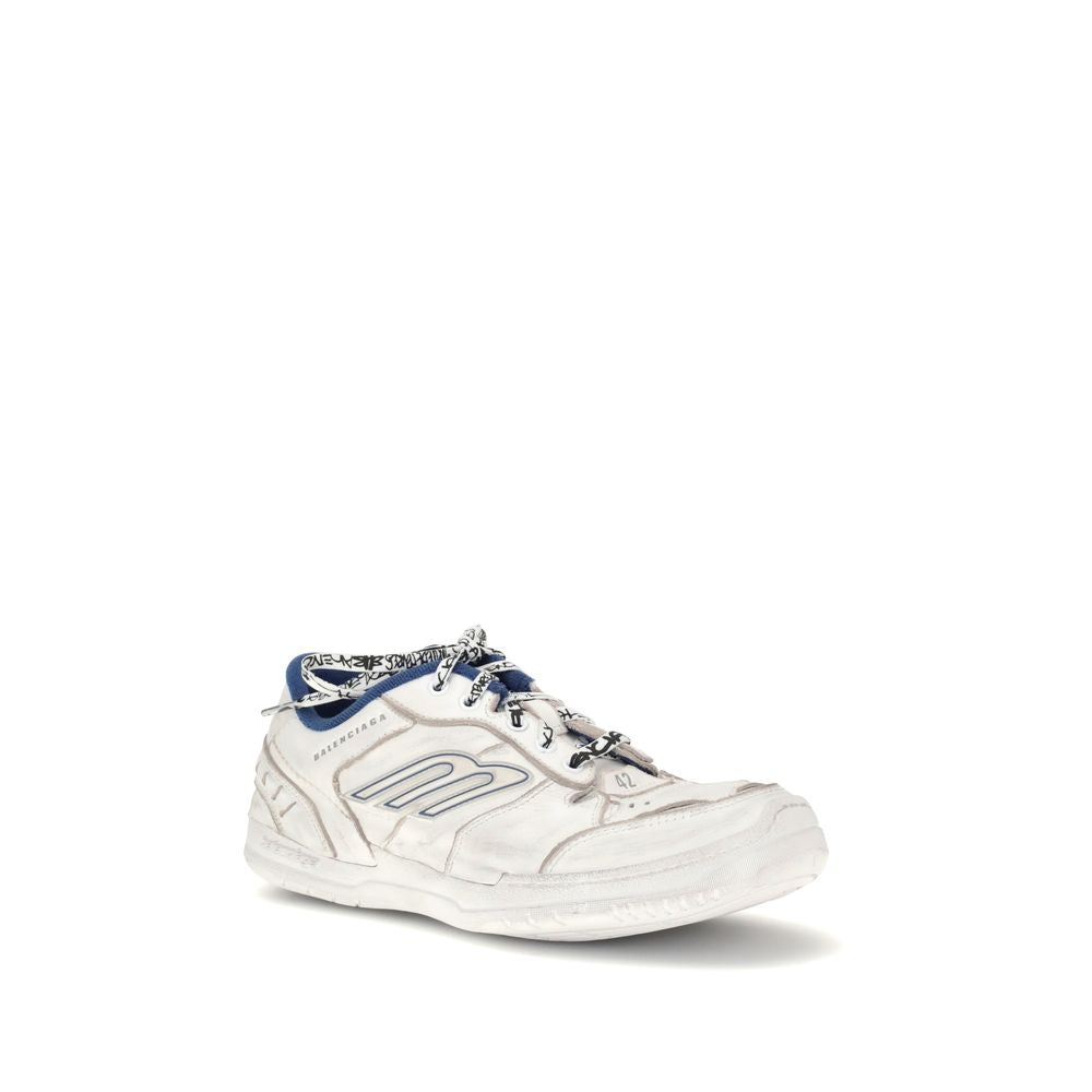 Gray Calf Leather Bos Taurus Athletic Sneakers Balenciaga