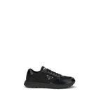 Black Recycled Polyamide Athletic Sneakers Prada