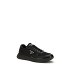 Black Recycled Polyamide Athletic Sneakers Prada