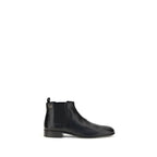 Black Goatskin Ankle Boots Prada