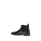 Black Goatskin Ankle Boots Prada