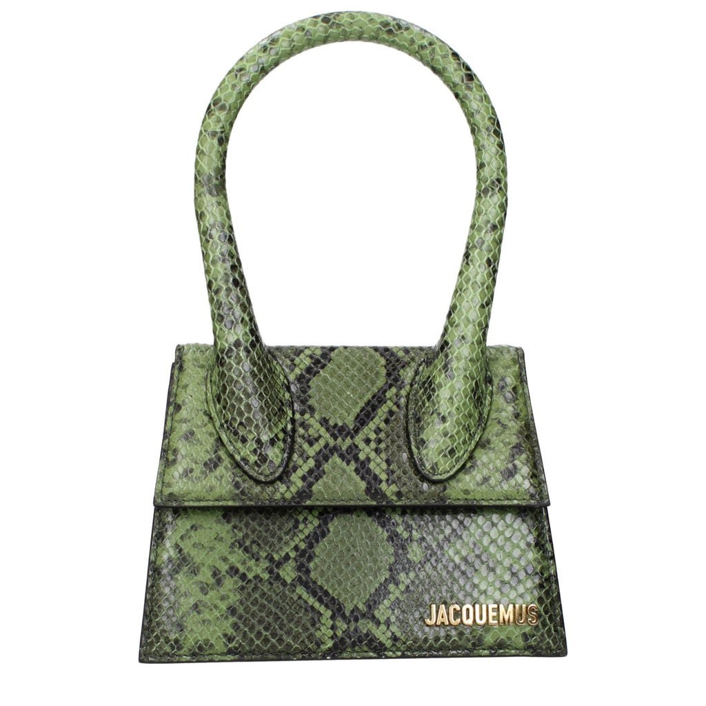 Green Leather Handbag Jacquemus
