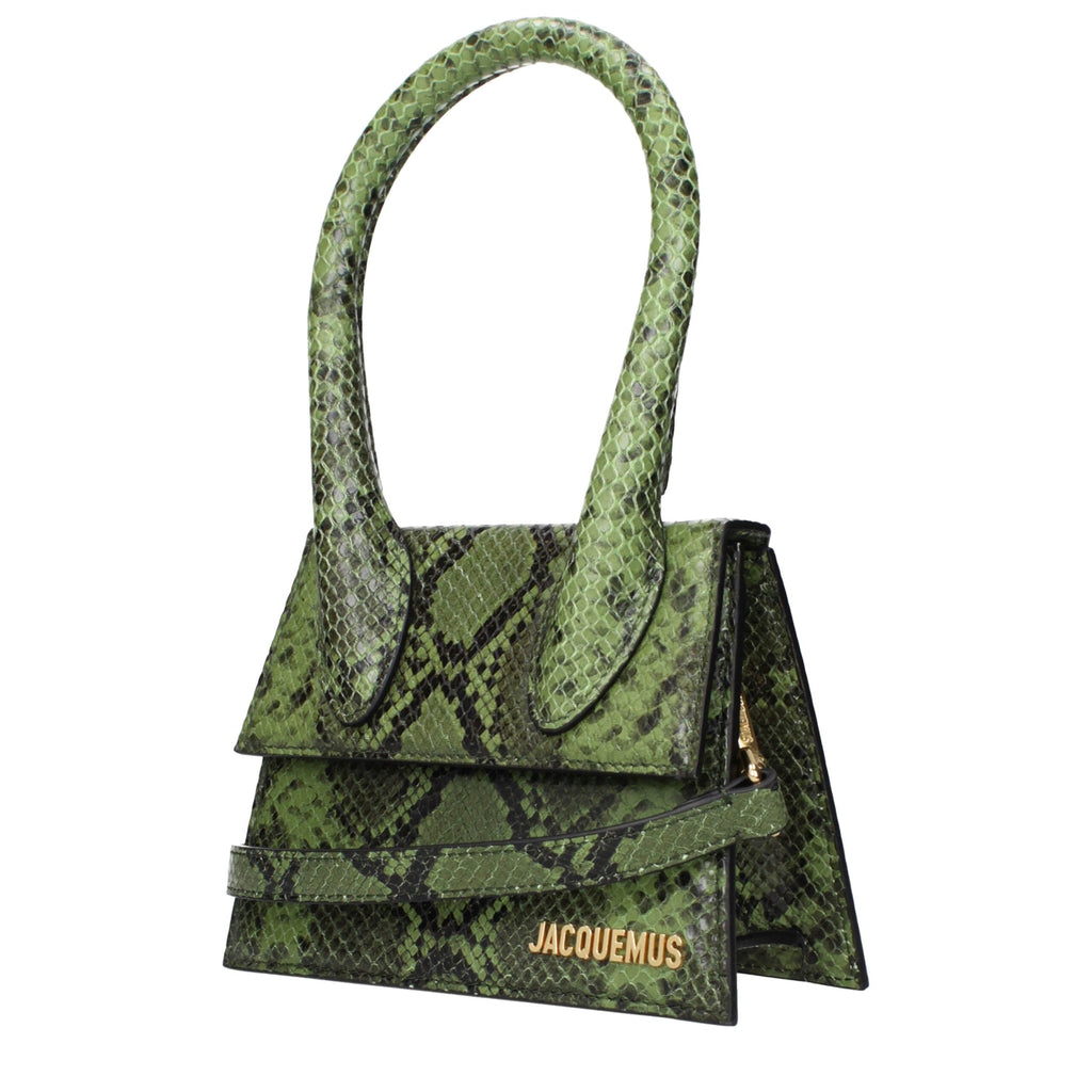 Green Leather Handbag Jacquemus