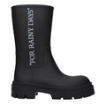 Black Cotton Ankle Boots Off-White