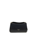 Black Calf Leather Bos Taurus Shoulder Bag Prada