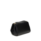 Black Calf Leather Bos Taurus Shoulder Bag Prada