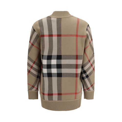 Beige Polyester Cardigan Burberry