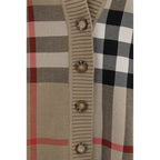 Beige Polyester Cardigan Burberry