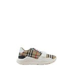 Beige Cotton Athletic Sneakers Burberry