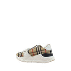 Beige Cotton Athletic Sneakers Burberry