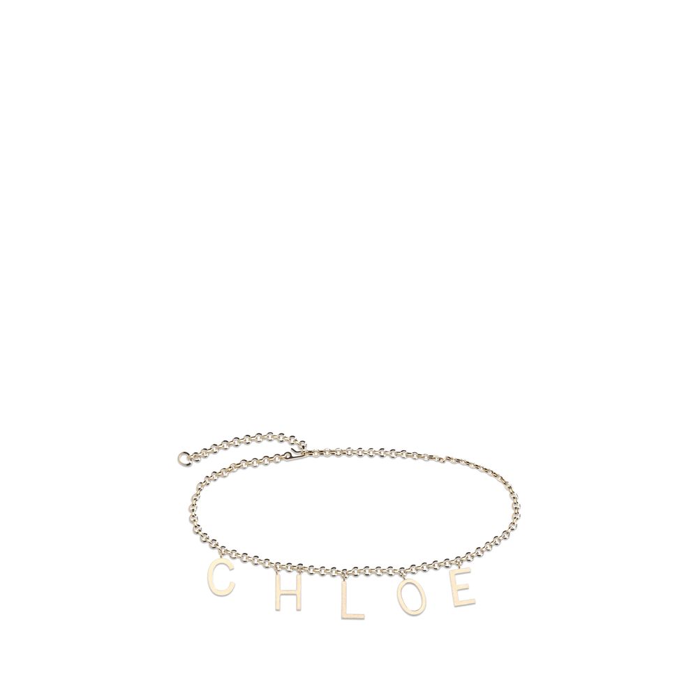 Gold Brass Regular Belt Chloé