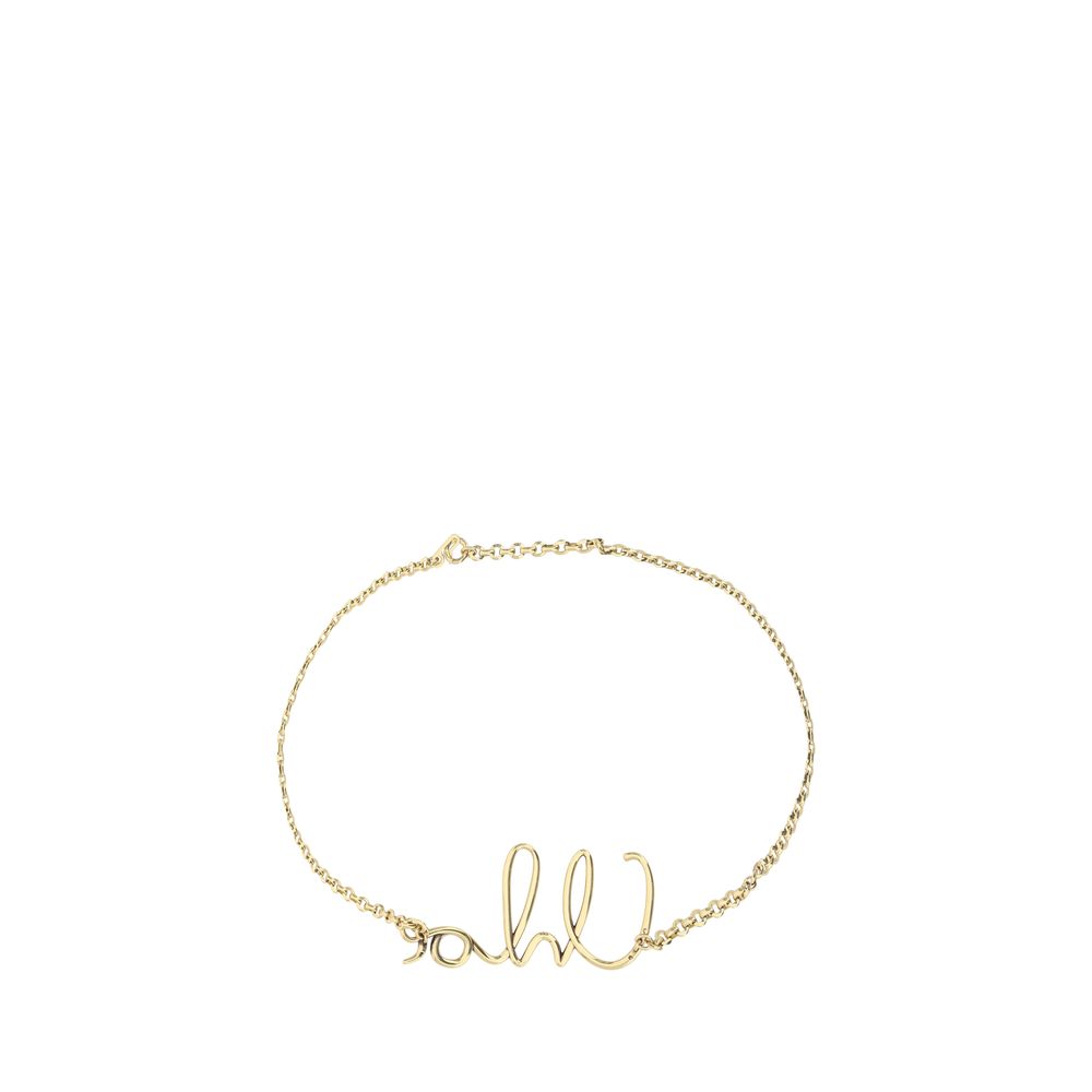 Gold Brass Thin Belt Chloé