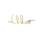 Gold Brass Thin Belt Chloé