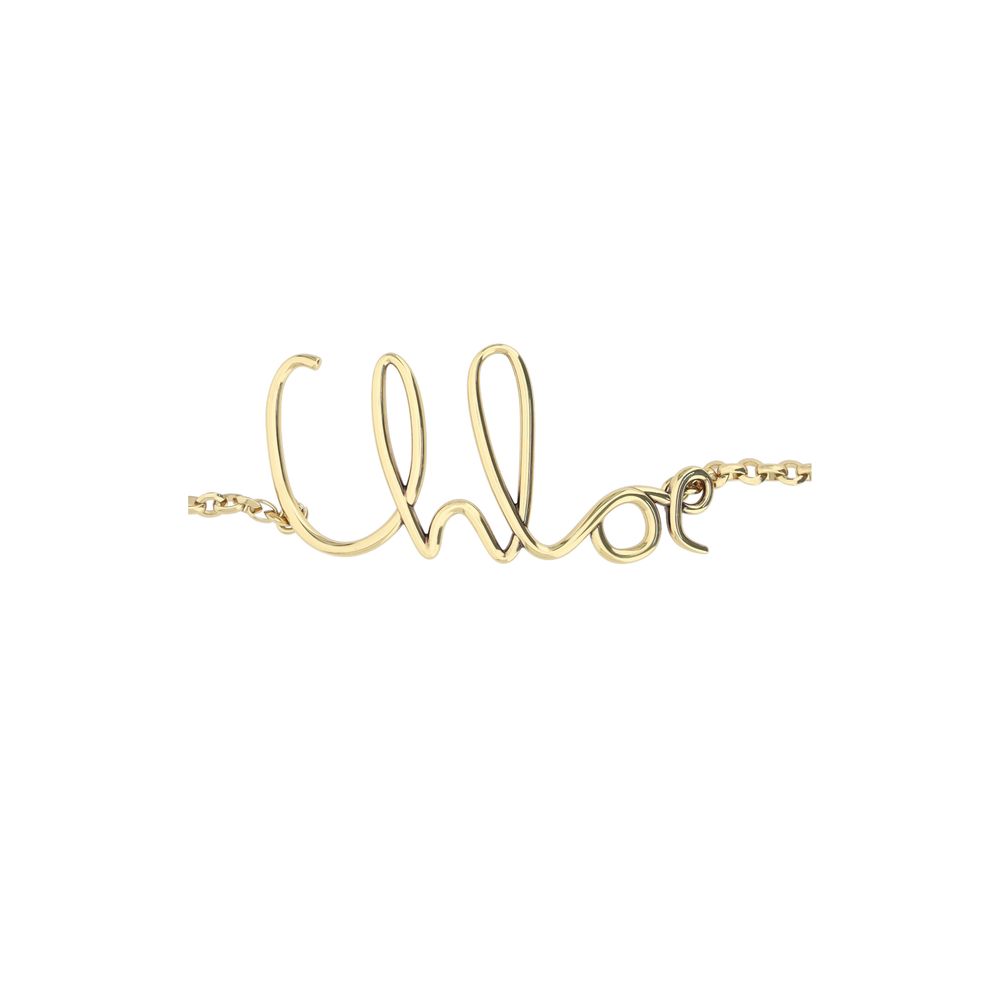 Gold Brass Thin Belt Chloé