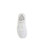 White Calf Leather Bos Taurus Platform Sneakers Prada