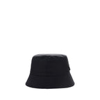 Black Polyamide Bucket Hat Prada