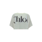 White Cotton T-Shirt Chloé