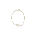 Gold Brass Necklace Chloé