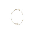 Gold Brass Necklace Chloé
