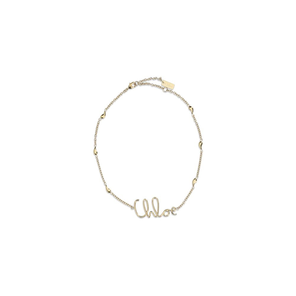 Gold Brass Necklace Chloé