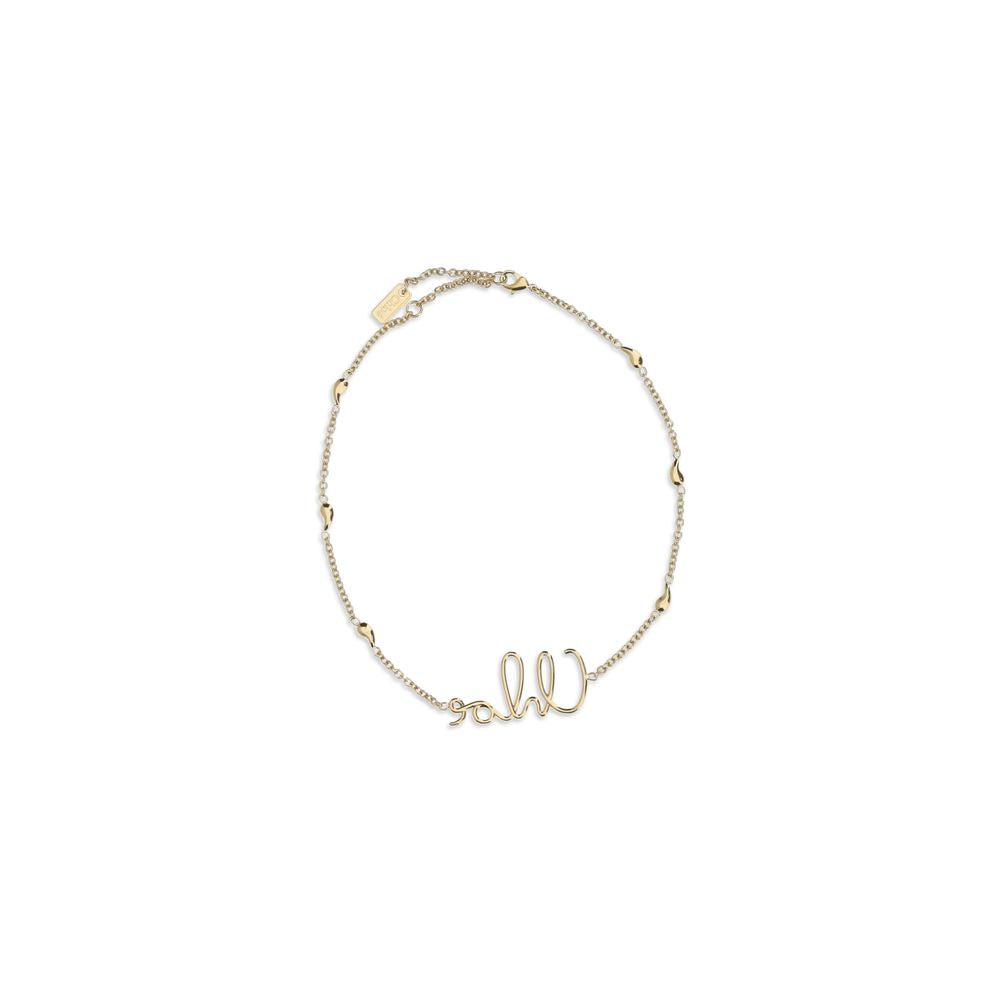Gold Brass Necklace Chloé