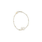 Gold Brass Necklace Chloé