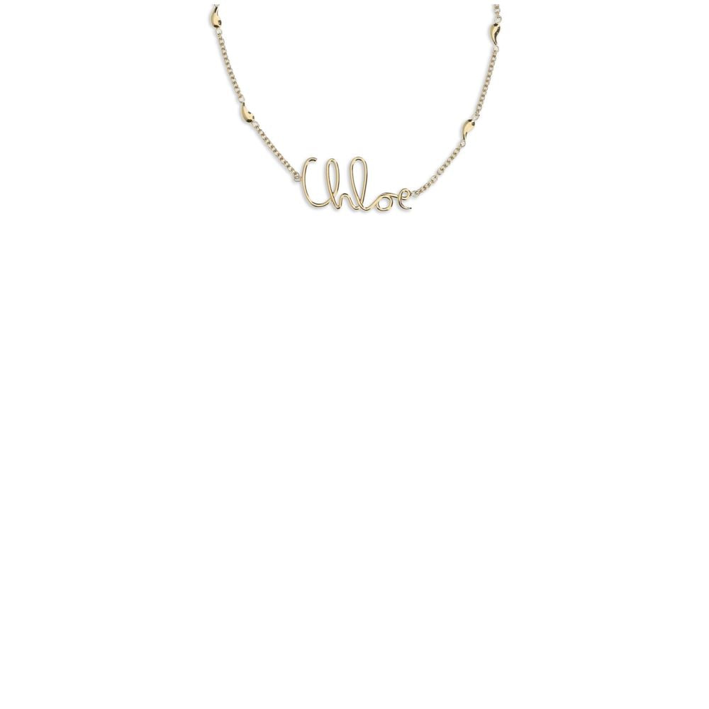 Gold Brass Necklace Chloé