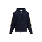 Blue Cotton Sweatshirt Burberry