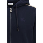 Blue Cotton Sweatshirt Burberry