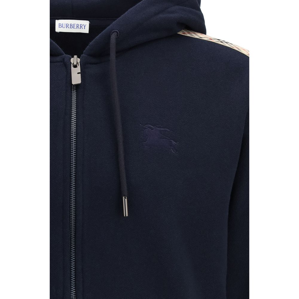 Blue Cotton Sweatshirt Burberry