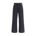 Black Cotton High-Waisted Jean Chloé