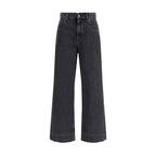 Black Cotton High-Waisted Jean Chloé
