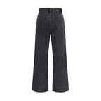 Black Cotton High-Waisted Jean Chloé