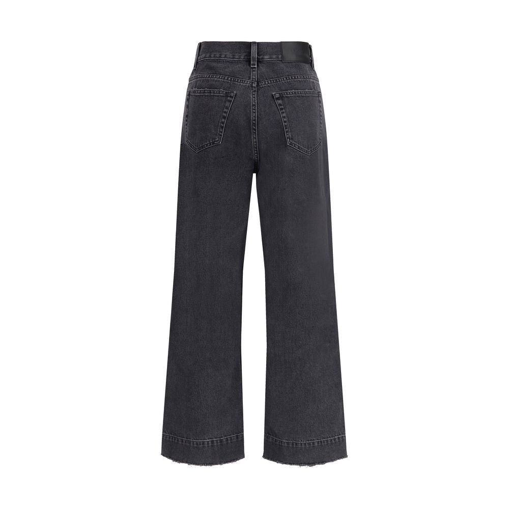 Black Cotton High-Waisted Jean Chloé