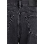 Black Cotton High-Waisted Jean Chloé