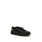 Black Calf Leather Bos Taurus Low Top Sneakers Burberry