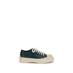 Black Calf Leather Bos Taurus Platform Sneakers