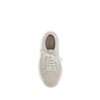 White Calf Leather Bos Taurus Chunky Sneakers
