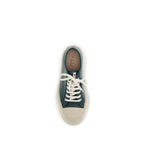 Black Calf Leather Bos Taurus Platform Sneakers