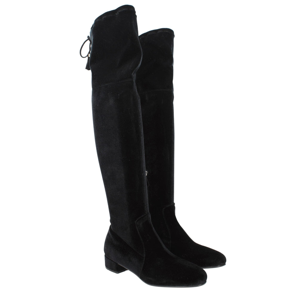 Black Velvet Over The Knee Prada