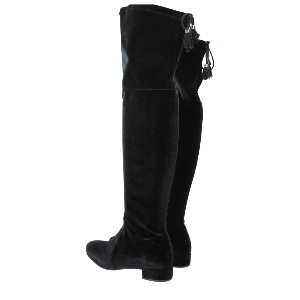 Black Velvet Over The Knee Prada