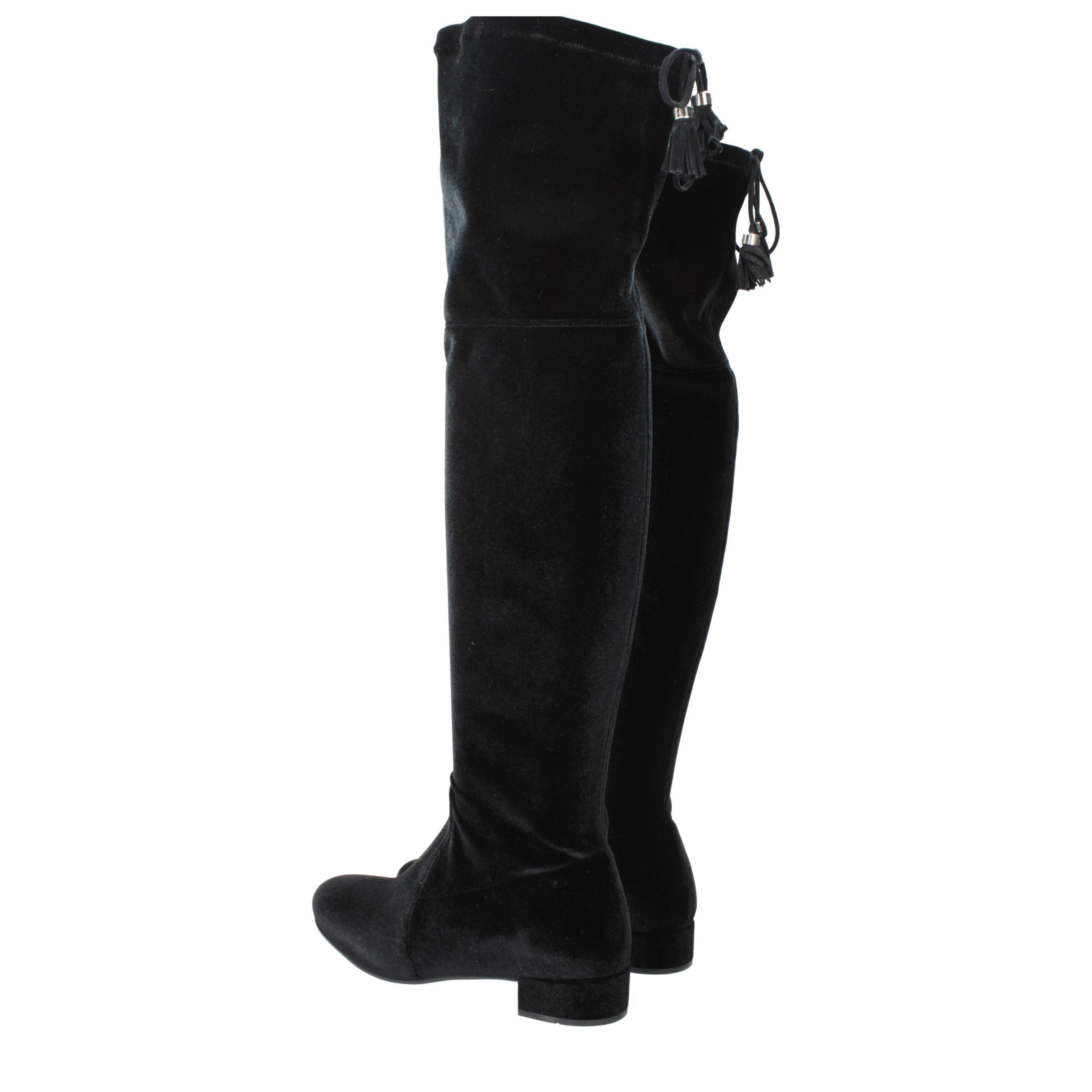 Black Velvet Over The Knee Prada