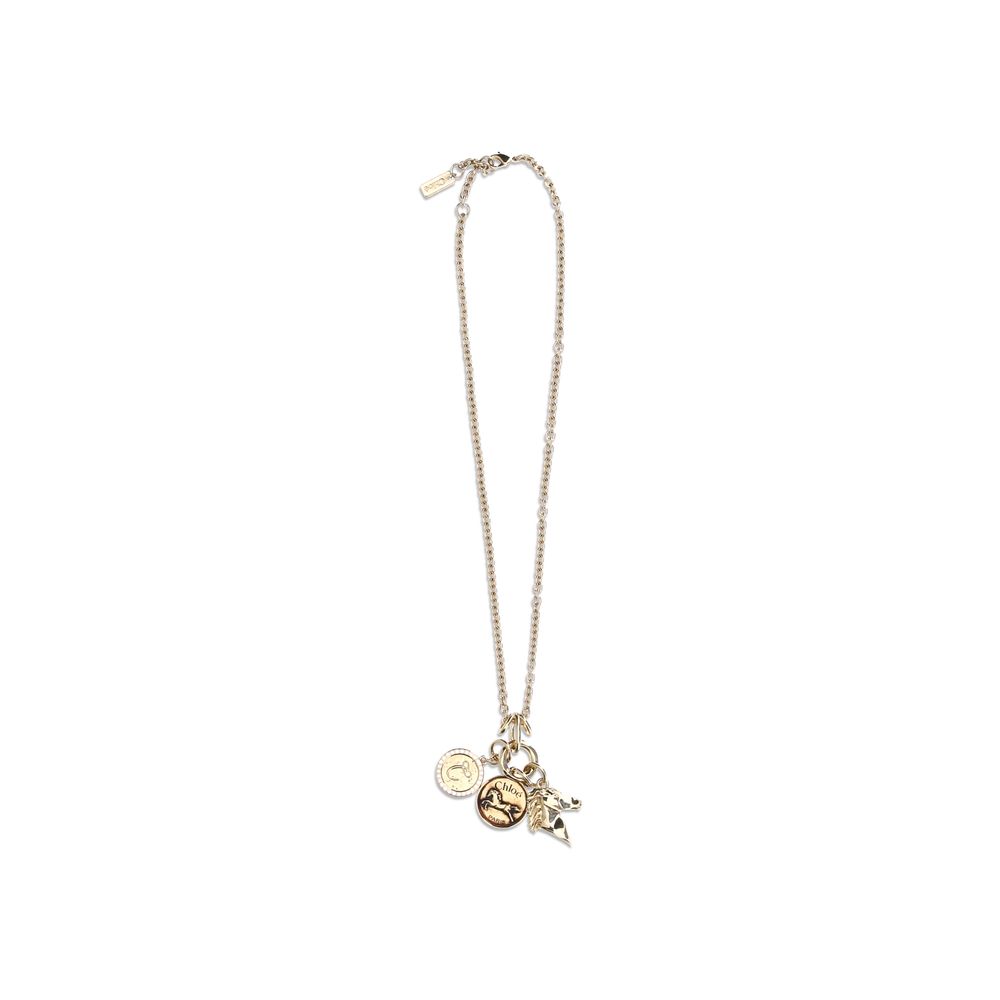 Gold Brass Necklace Chloé